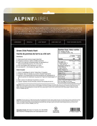 AlpineAire Green Chili Potato Hash
